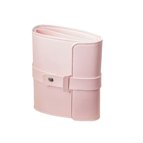 Schmuck-Organizer-Rolltasche für Halsketten und Ohrringe, praktisch für Reisen und den täglichen Gebrauch (rosy) von CARMOTTER