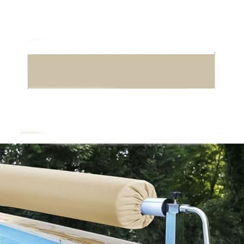 Schwimmbadabdeckung Open Air Schwimmbad Rollenabdeckung Boden Schwimmbecken Abdeckung Pool Solardecke Roller Reel Cover (6.1 m) von CARMOTTER