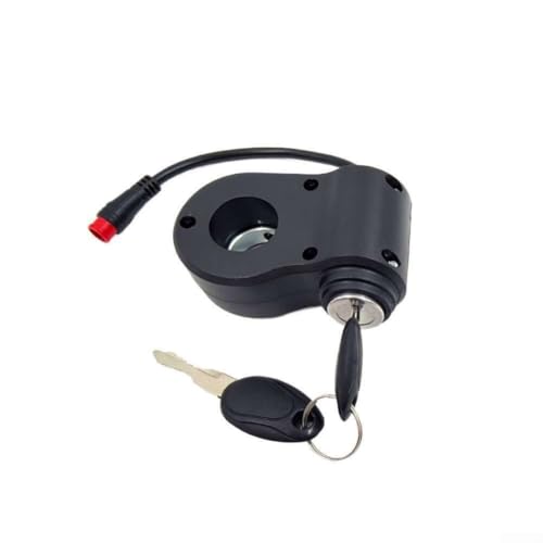 Sicheres Elektrorollerschloss für Kukirin G2 Pro mit intelligenter Identifizierung und Kunststoffmaterial (rot) von CARMOTTER