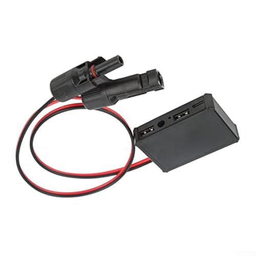 Solarmodul-USB, Solarmodul-Spannungsstabilisator-Kabel, geeignet für Solarzellen, mit 2 USB-Anschlüssen von CARMOTTER