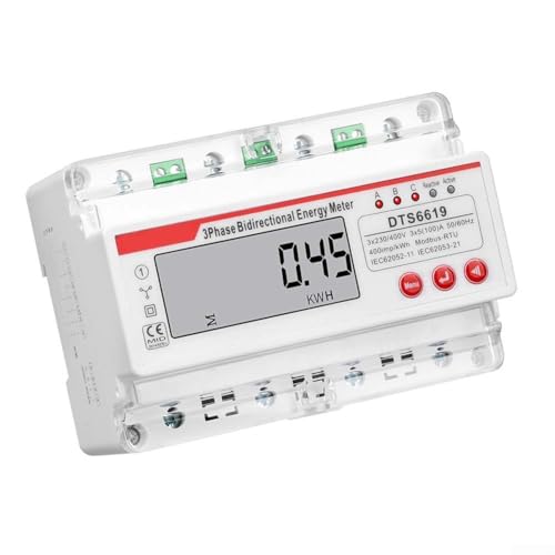 Stromverbrauch Monitor Power Meter Energiemonitor DIN-Schiene KWH Meter Strom Volt Amp Watt Verbrauch Voltmeter Stromverbrauch Monitor Power Meter Energiemonitor DIN-Schiene KWH Meter Strom Volt Amp Watt Verbrauch Voltmeter von CARMOTTER