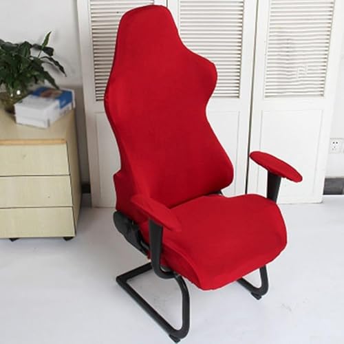 Stuhlschoner für Zuhause, Büro, elastisch, Design (Weinrot) von CARMOTTER