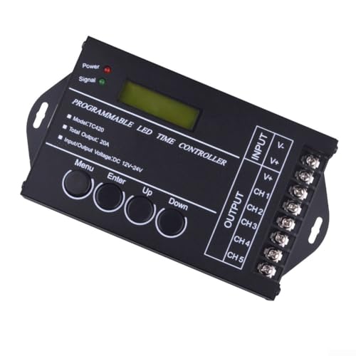 TC420 Zeitprogrammierbarer RGB-LED-Display-Controller, 5 Kanäle, verbessert die visuelle Attraktivität Ihrer LED-Pflanzenleuchten TC420 Zeitprogrammierbarer RGB-LED-Display-Controller, 5 Kanäle, verbessert die visuelle Attraktivität Ihrer LED-Pflanzenleuchten von CARMOTTER
