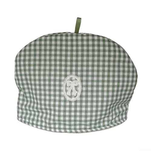 Teekannen-Isolierhülle mit Baumwoll-Außenseite und Polyesterkern, entworfen, um Wärme zu bewahren und vor Staub zu schützen, passend für verschiedene Teekannengrößen, inklusive Aufhängeschlaufe (22#) Teekannen-Isolierhülle mit Baumwoll-Außenseite und Polyesterkern, entworfen, um Wärme zu bewahren und vor Staub zu schützen, passend für verschiedene Teekannengrößen, inklusive Aufhängeschlaufe (22#) von CARMOTTER