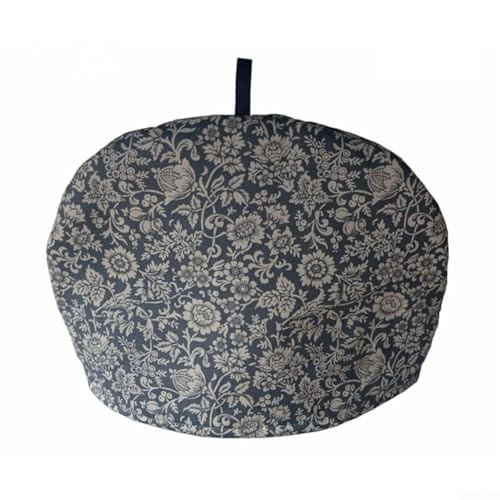 Teekannen-Isolierhülle mit Baumwoll-Außenseite und Polyesterkern, entworfen, um Wärme zu bewahren und vor Staub zu schützen, passend für verschiedene Teekannengrößen, inklusive Aufhängeschlaufe (16#) von CARMOTTER