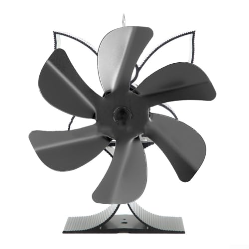 Thermodynamischer Ofenventilator mit 6 Flügeln, angetrieben durch Wärme von Holz- oder Pelletöfen, Aluminium-Konstruktion für Sicherheit und Zuverlässigkeit, verbessert die warme Luftzirkulation ohne Thermodynamischer Ofenventilator mit 6 Flügeln, angetrieben durch Wärme von Holz- oder Pelletöfen, Aluminium-Konstruktion für Sicherheit und Zuverlässigkeit, verbessert die warme Luftzirkulation ohne von CARMOTTER