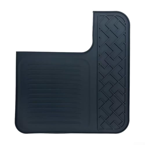 Top-Matte für Kaffeemaschine, Silikon-Kaffeematte, rutschfest, hitzebeständig, Passform unter Kaffeemaschine, Espressomaschine (schwarz) von CARMOTTER