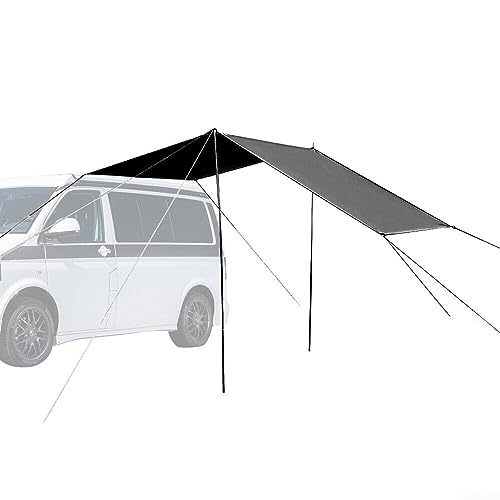 Universal Sonnendach Markise, schwarzes Markise, Sonnendach, Sonnenschutz, UV-Blocker, Wohnmobil-Markisenzubehör für Wohnmobile, Wohnmobile oder Wohnwagen von CARMOTTER