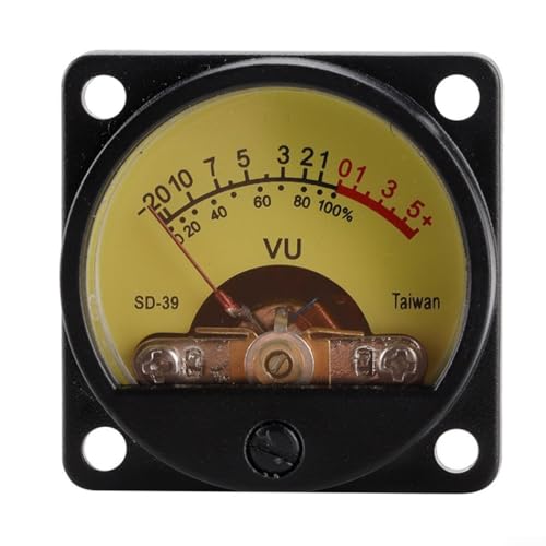 VU Meter mit Hintergrundbeleuchtung für analoge Radioblenden, 35 mm von CARMOTTER