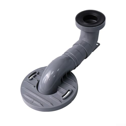 Verstellbarer Toiletten-Siphon-Schalthebel, Abwasserrohr, integrierte Abwasserarmaturen, für intelligente Toiletten, Wandmontage (350 mm) von CARMOTTER