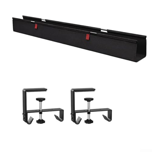 Wasserdichte Stoff-Kabel-Management-Ablage mit Klemme, organisiert Strom- und Audio-Kabel, um eine saubere und sichere für den Büroarbeitsplatz zu halten von CARMOTTER