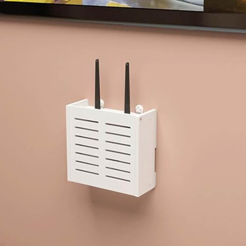 Wireless Router Rack Wohnzimmer Wandmontage WiFi Aufbewahrungsbox Hider Cord Management Container Kreative Dekorative Aufbewahrungsbox Für Schreibtisch Schlafzimmer Wohnung von CARMOTTER