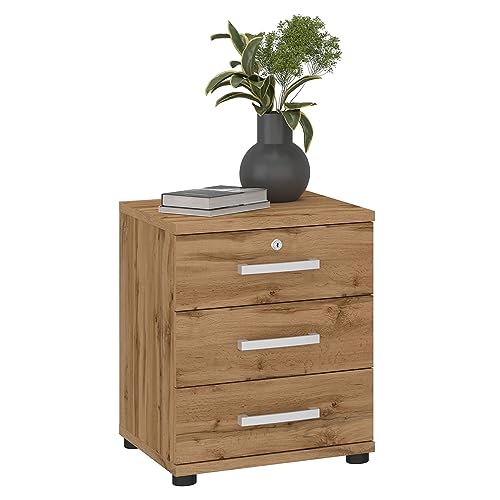 CARO-Möbel Bürocontainer Schreibtischcontainer Büroschrank Toronto, Wildeiche, abschließbar mit 3 Schubladen, 44 x 58 x 45 cm CARO-Möbel Bürocontainer Schreibtischcontainer Büroschrank Toronto, Wildeiche, abschließbar mit 3 Schubladen, 44 x 58 x 45 cm von CARO-Möbel