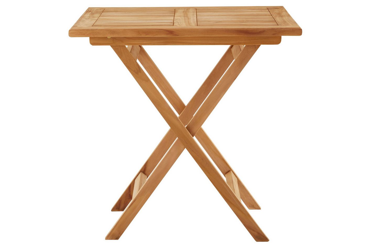 CARO-Möbel Gartentisch, Gartentisch klappbar Garten Beistelltisch Balkontisch Teak Holz teak von CARO-Möbel