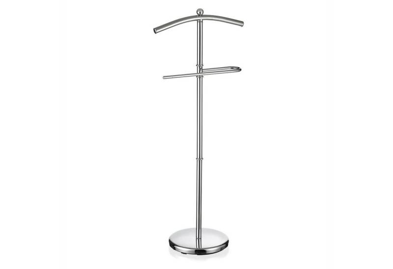 CARO-Möbel Herrendiener JÖRG, Herrendiener Kleider Stange mit Hosenbügel Kleiderständer Stummer Dien von CARO-Möbel