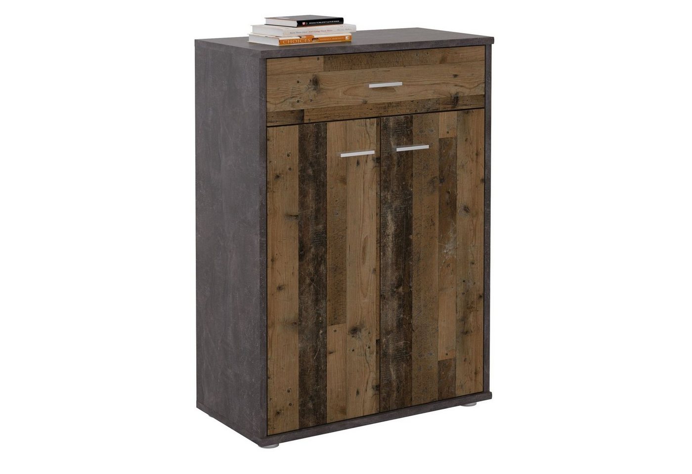 CARO-Möbel Highboard TOMMY, Kommode Sideboard Schrank in verschiedenen Farben 2 Türen Anrichte Hig von CARO-Möbel