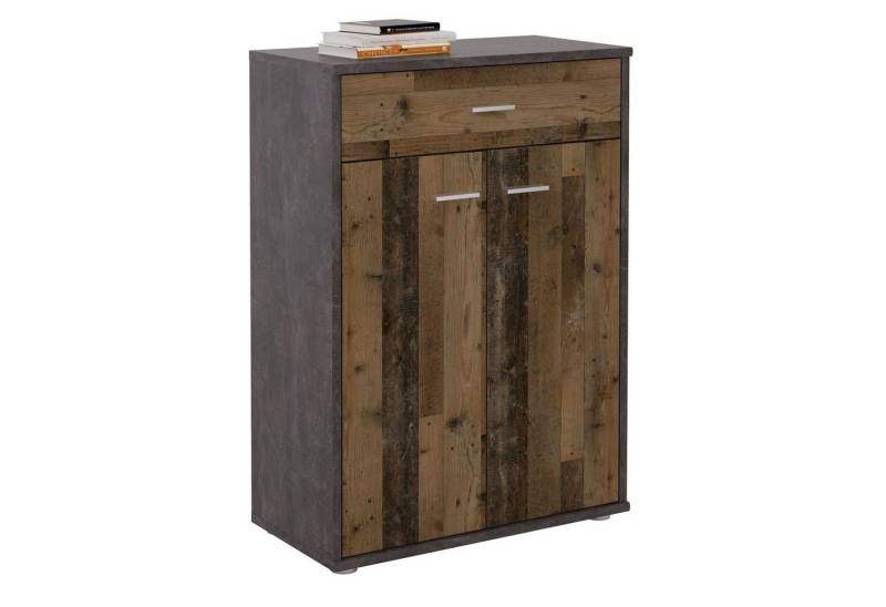 CARO-Möbel Highboard TOMMY, Kommode Sideboard Schrank in verschiedenen Farben 2 Türen Anrichte Hig von CARO-Möbel