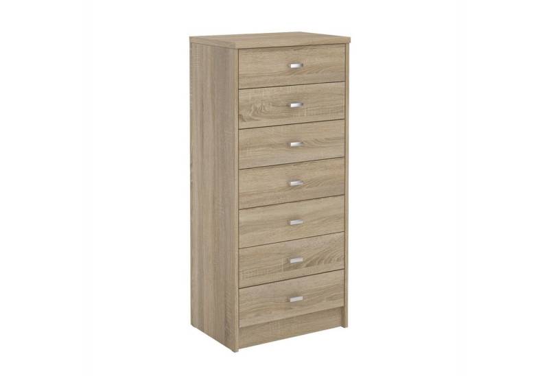 CARO-Möbel Kommode FEHMARN, Schubladenschrank FEHMARN, Kommode Beistellschrank Wohnzimmer Büromöbe von CARO-Möbel