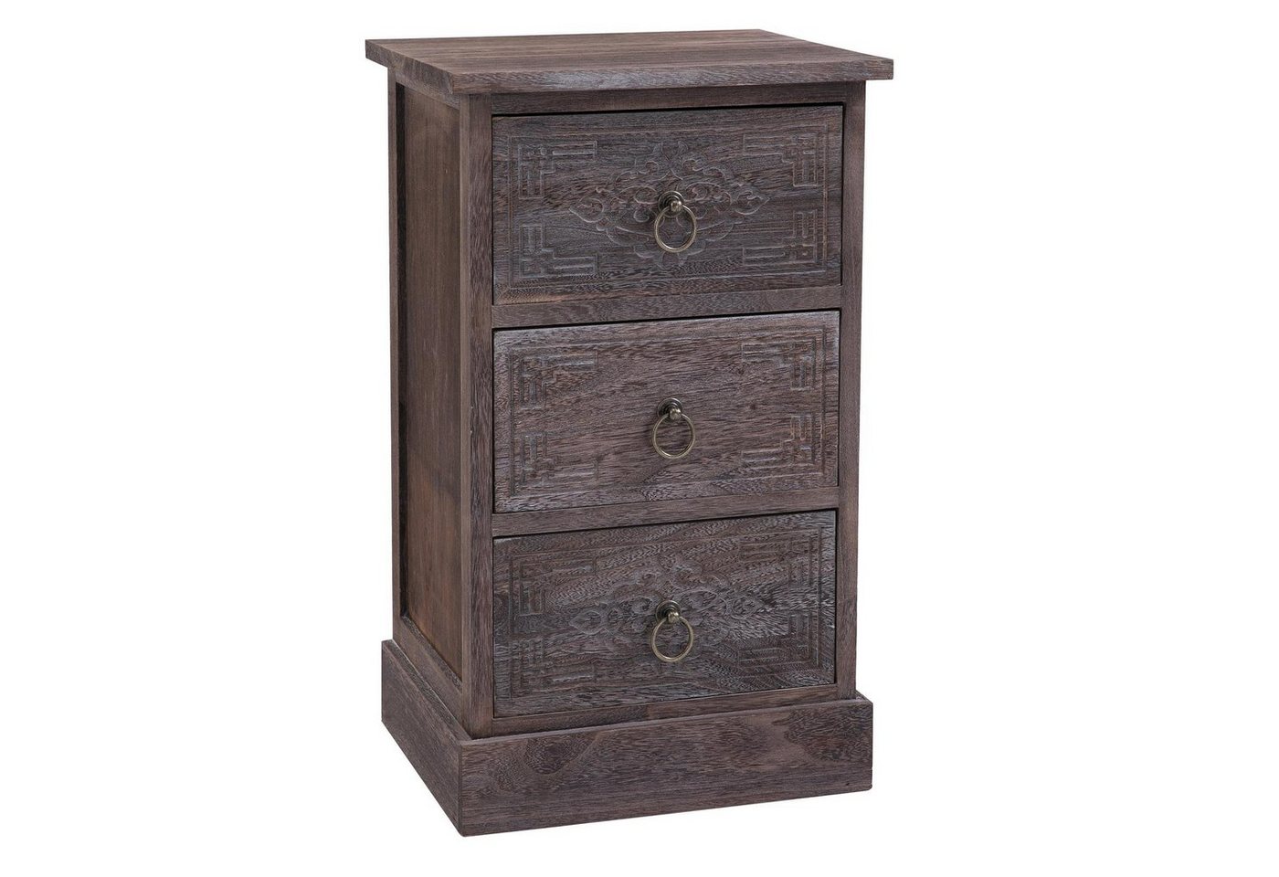 CARO-Möbel Nachtkommode ENZO, Nachttisch Nachtschrank für Boxspringbett Konsole Kommode Vintage Look von CARO-Möbel
