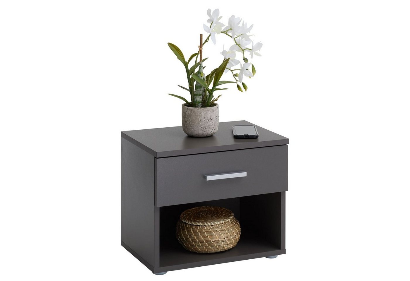CARO-Möbel Nachtkommode MARY, Nachttisch Nachtschrank Kommode Konsole Beistell mit Schublade CARO-Möbel Nachtkommode MARY, Nachttisch Nachtschrank Kommode Konsole Beistell mit Schublade von CARO-Möbel