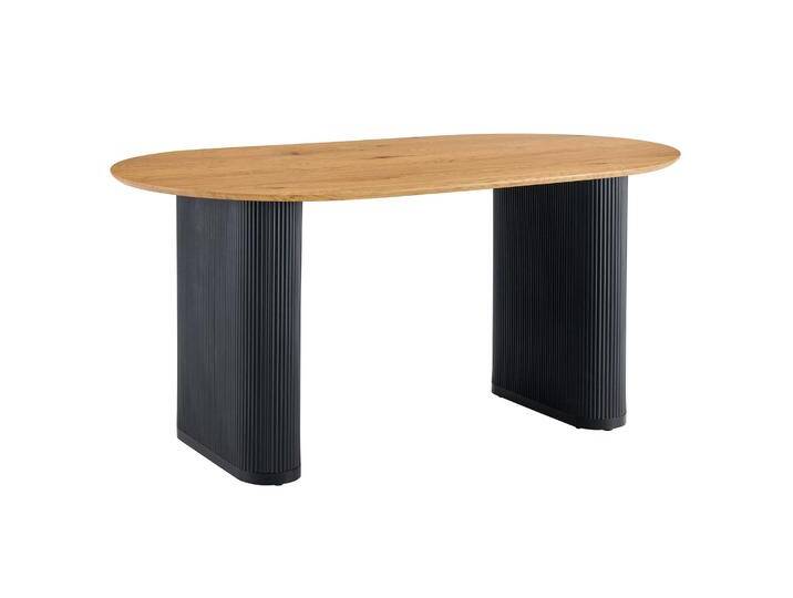 Esstisch MAXIM 160 x 90 cm - Schwarz/Eicheoptik Esstisch MAXIM 160 x 90 cm - Schwarz/Eicheoptik von CARO-Möbel