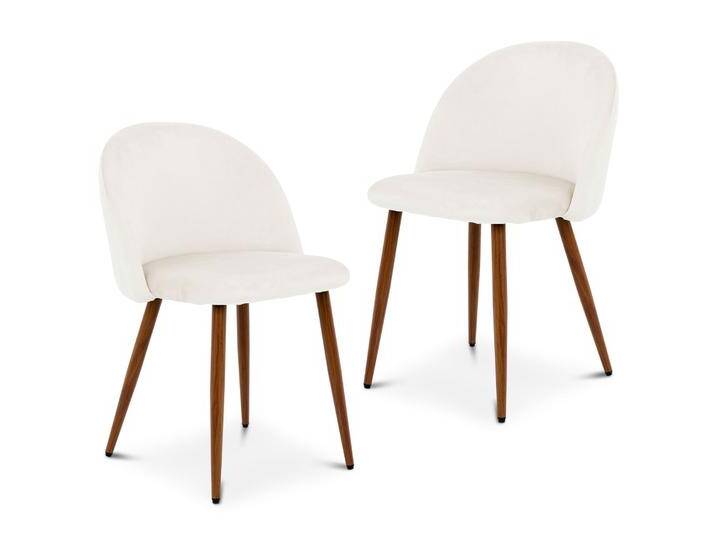 Esszimmerstühle NAVIA 2er Set – Hellgrau Esszimmerstühle NAVIA 2er Set – Hellgrau von CARO-Möbel