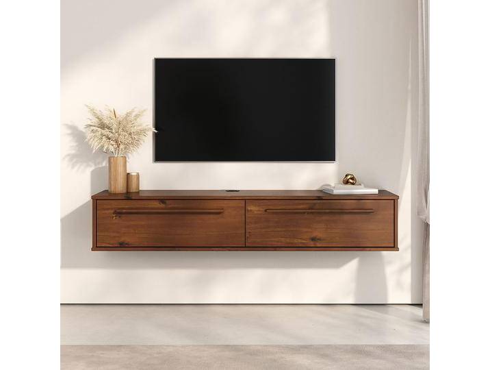 Lowboard TECCA 145 cm mit 2 Klappen aus Massivholz - Kastanie farben Lowboard TECCA 145 cm mit 2 Klappen aus Massivholz - Kastanie farben von CARO-Möbel