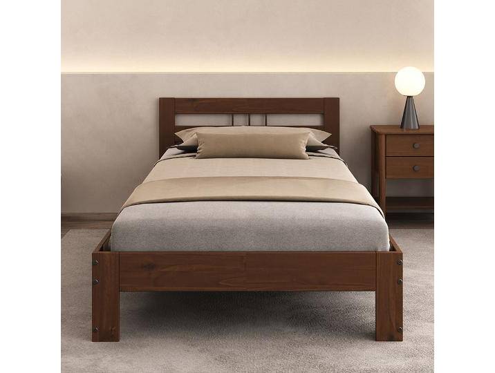 Massivholzbett Einzelbett THEO, 90 x 200 cm, kastanie von CARO-Möbel