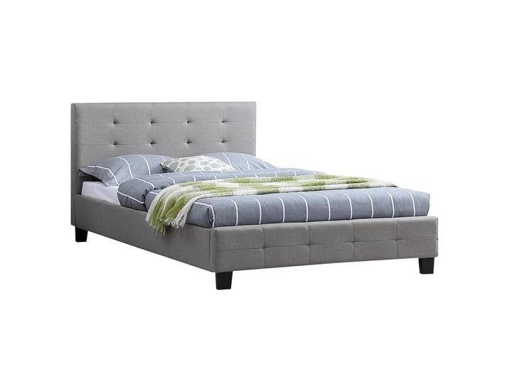Polsterbett NEBRASKA 120 x 200 cm in grau von CARO-Möbel