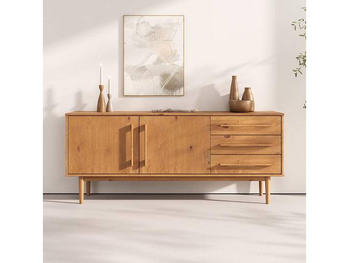 Sideboard TECCA mit 2 Türen & 3 Schubladen aus Massivholz – Eiche farben Sideboard TECCA mit 2 Türen & 3 Schubladen aus Massivholz – Eiche farben von CARO-Möbel