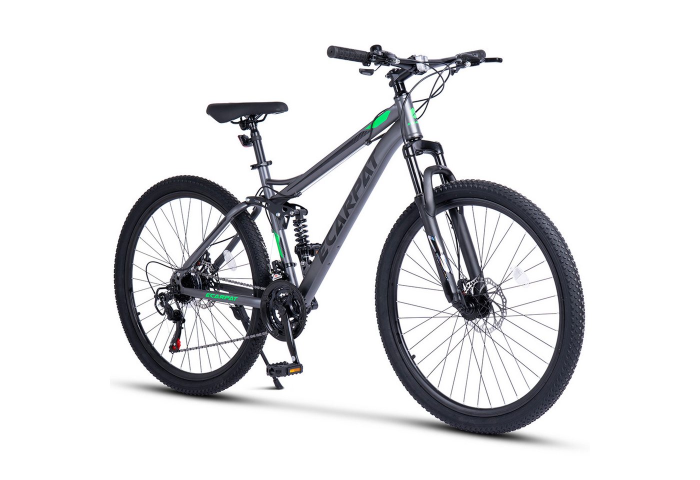 CARPAT SPORT Mountainbike 24 26 27.5 29 Zoll Fahrrad für Herren Damen Jungen, 21 Gang Shimano Tourney Schaltwerk, Kettenschaltung, mechanische Scheibenbremse, MTB Fahrrad Bike CARPAT SPORT Mountainbike 24 26 27.5 29 Zoll Fahrrad für Herren Damen Jungen, 21 Gang Shimano Tourney Schaltwerk, Kettenschaltung, mechanische Scheibenbremse, MTB Fahrrad Bike von CARPAT SPORT