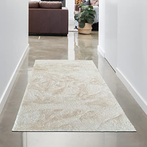 CARPETIA Badezimmer Dekoteppich „Rabbit“ schön weich • in beige, 70 x 140 cm von CARPETIA