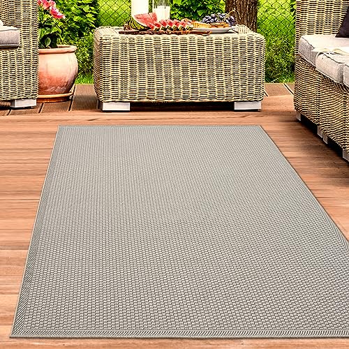 CARPETIA Moderner Outdoor-Teppich wetterfest pflegeleicht farbecht Sisal-Optik Flachgewebe Balkon Garten Terrasse Natur beige 140 x 200cm CARPETIA Moderner Outdoor-Teppich wetterfest pflegeleicht farbecht Sisal-Optik Flachgewebe Balkon Garten Terrasse Natur beige 140 x 200cm von CARPETIA