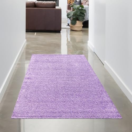 CARPETIA Modernes Wohndesign in Flieder: Luxuriöser Hochflor-Teppich Größe 80 x 150 cm CARPETIA Modernes Wohndesign in Flieder: Luxuriöser Hochflor-Teppich Größe 80 x 150 cm von CARPETIA