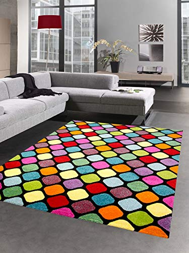 CARPETIA Teppich Design Wohnzimmer Teppich bunt Gemustert Größe 120x170 cm von CARPETIA