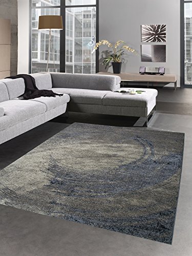 Designer Teppich Wohnzimmerteppich Kurzflor Steinrelief Stein Optik braun beige grau Größe 200 x 290 cm von CARPETIA