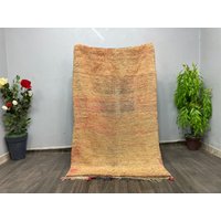 Handgewebter Teppich Vintage 100x150 Berberteppich - Azilal Beni Ourain Wollteppich von CARPETSABDELHADI