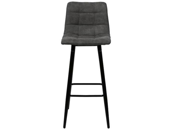Carryhome BARHOCKER, Grau, Schwarz, Metall, Rundrohr, 42x104x51 cm, Esszimmer, Barmöbel, Barhocker von CARRYHOME