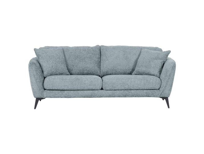 Carryhome BIGSOFA, Hellblau, 3-Sitzer, 215x70x98 cm, Made in EU, Rücken echt, Wohnzimmer, Sofas & Couches, Sofas, Bigsofas von CARRYHOME