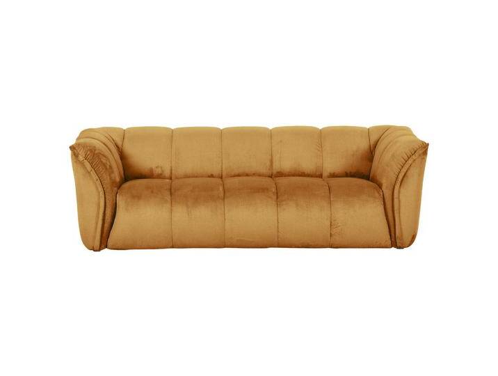Carryhome BIGSOFA, Orange, 2-3-Sitzer, 220x67x106 cm, Rücken echt, Wohnzimmer, Sofas & Couches, Sofas, Bigsofas von CARRYHOME