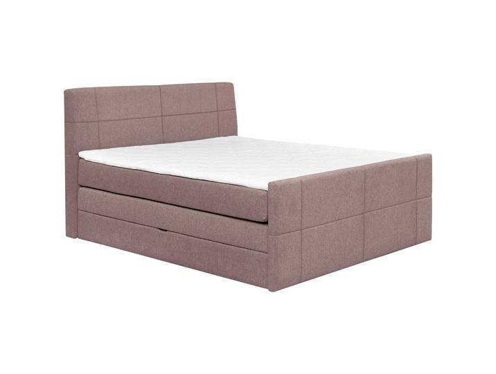 Carryhome BOXSPRINGBETT, Altrosa, H2 + H3, 7-Zonen, Höhe ca. 18 cm, 160x200 cm, Topper durchgehend, Wendematratze mit unterschiedlichen Härtegraden, von CARRYHOME