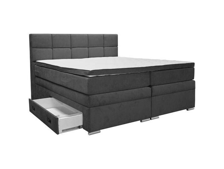 Carryhome BOXSPRINGBETT, Anthrazit, H3, 5-Zonen, Höhe ca. 18 cm, 180x200 cm, Topper durchgehend, in verschiedenen Größen erhältlich, Schlafzimmer, Carryhome BOXSPRINGBETT, Anthrazit, H3, 5-Zonen, Höhe ca. 18 cm, 180x200 cm, Topper durchgehend, in verschiedenen Größen erhältlich, Schlafzimmer, von CARRYHOME