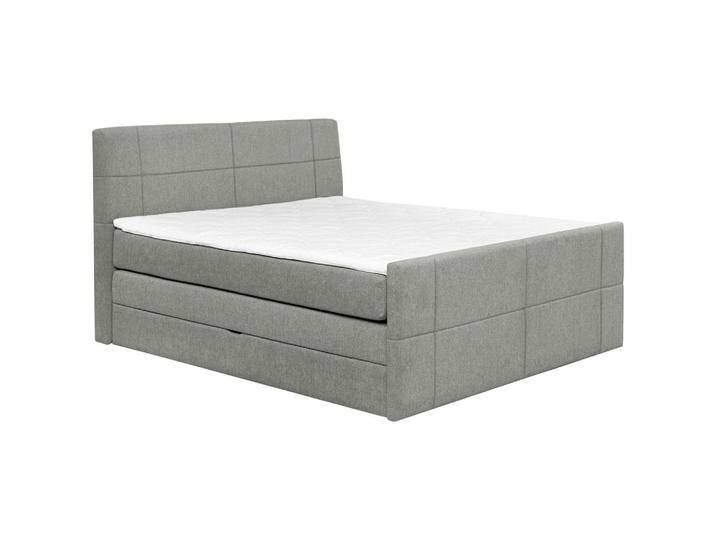 Carryhome BOXSPRINGBETT, Grau, H2 + H3, 7-Zonen, Höhe ca. 18 cm, 180x200 cm, Topper durchgehend, Wendematratze mit unterschiedlichen Härtegraden, in Carryhome BOXSPRINGBETT, Grau, H2 + H3, 7-Zonen, Höhe ca. 18 cm, 180x200 cm, Topper durchgehend, Wendematratze mit unterschiedlichen Härtegraden, in von CARRYHOME