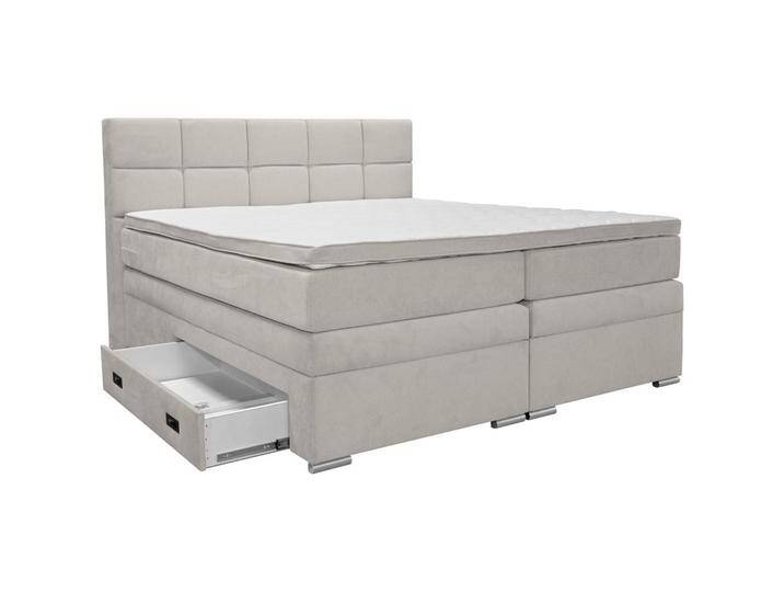 Carryhome BOXSPRINGBETT, Grau, H3, 5-Zonen, Höhe ca. 18 cm, 180x200 cm, Topper durchgehend, in verschiedenen Größen erhältlich, Schlafzimmer, Betten, Carryhome BOXSPRINGBETT, Grau, H3, 5-Zonen, Höhe ca. 18 cm, 180x200 cm, Topper durchgehend, in verschiedenen Größen erhältlich, Schlafzimmer, Betten, von CARRYHOME