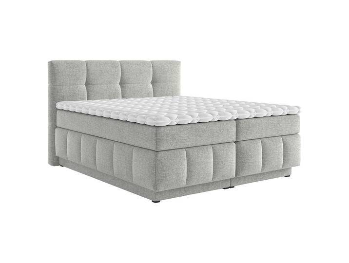 Carryhome BOXSPRINGBETT, Greige, H3 + H4, 7-Zonen, Höhe ca. 18 cm, 160x200 cm, Topper durchgehend, Wendematratze mit unterschiedlichen Härtegraden, in Carryhome BOXSPRINGBETT, Greige, H3 + H4, 7-Zonen, Höhe ca. 18 cm, 160x200 cm, Topper durchgehend, Wendematratze mit unterschiedlichen Härtegraden, in von CARRYHOME