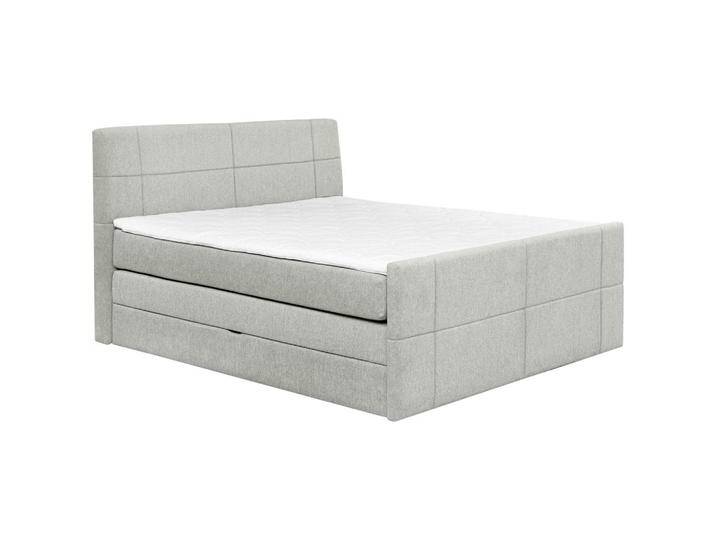 Carryhome BOXSPRINGBETT, Hellgrau, H2 + H3, 7-Zonen, Höhe ca. 18 cm, 180x200 cm, Topper durchgehend, Wendematratze mit unterschiedlichen Härtegraden, Carryhome BOXSPRINGBETT, Hellgrau, H2 + H3, 7-Zonen, Höhe ca. 18 cm, 180x200 cm, Topper durchgehend, Wendematratze mit unterschiedlichen Härtegraden, von CARRYHOME
