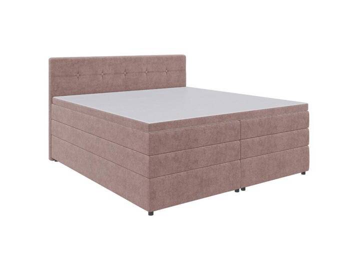 Carryhome BOXSPRINGBETT, Hellrot, H3, Höhe ca. 18 cm, 180x200 cm, gepolstertes Kopfteil, Topper durchgehend, in verschiedenen Größen erhältlich, Carryhome BOXSPRINGBETT, Hellrot, H3, Höhe ca. 18 cm, 180x200 cm, gepolstertes Kopfteil, Topper durchgehend, in verschiedenen Größen erhältlich, von CARRYHOME