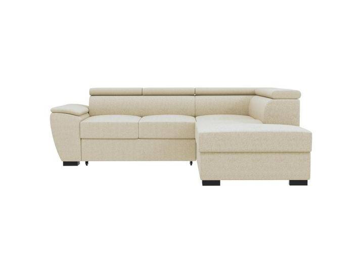 Carryhome ECKSOFA, Beige, 5-Sitzer, Ottomane rechts, L-Form, 266x220 cm, Liegefunktion, seitenverkehrt erhältlich, Schlafen auf Sitzhöhe, Rücken echt, Carryhome ECKSOFA, Beige, 5-Sitzer, Ottomane rechts, L-Form, 266x220 cm, Liegefunktion, seitenverkehrt erhältlich, Schlafen auf Sitzhöhe, Rücken echt, von CARRYHOME