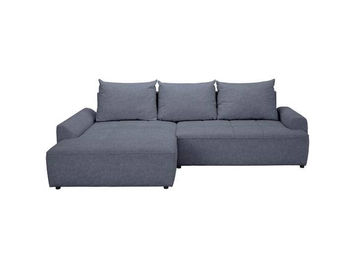 Carryhome ECKSOFA, Blau, 4-Sitzer, Füllung: Silikon, Ottomane links, L-Form, 295x169 cm, Liegefunktion, seitenverkehrt erhältlich, Schlafen auf Carryhome ECKSOFA, Blau, 4-Sitzer, Füllung: Silikon, Ottomane links, L-Form, 295x169 cm, Liegefunktion, seitenverkehrt erhältlich, Schlafen auf von CARRYHOME