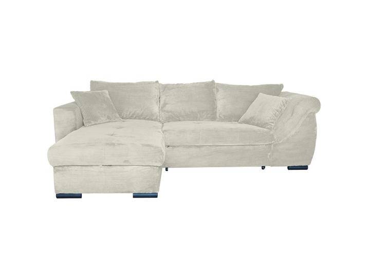 Carryhome ECKSOFA, Creme, 4-Sitzer, Füllung: Schaumstoff, Ottomane links, L-Form, 258x168 cm, Liegefunktion, seitenverkehrt erhältlich, Schlafen auf Carryhome ECKSOFA, Creme, 4-Sitzer, Füllung: Schaumstoff, Ottomane links, L-Form, 258x168 cm, Liegefunktion, seitenverkehrt erhältlich, Schlafen auf von CARRYHOME